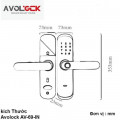 Khóa cửa điện tử Avolock AV-69-G