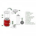 Máy xay sinh tố Smeg BLF03RDEU Màu Đỏ