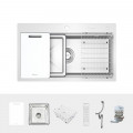 Chậu rửa bát 1 hố Konox KN8751TS Dekor