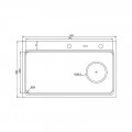 Chậu rửa bát inox 1 hố Konox Workstation Sink KN8048TS Dekor