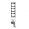 Tủ đồ khô nan dẹt SUS304 cánh mở GrandX XPR.450S