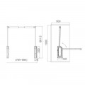 Giá nâng hạ điện treo quần áo GrandX XM.15E