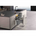 Thùng rác đôi cánh kéo âm tủ GrandX XW.D40