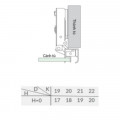 Bản lề thẳng lắp trùm ngoài Capella cho cửa nhôm GrandX XC.A107A