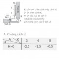 Bản lề cong lắp lọt lòng Capella SUS304 GrandX XC.S304C
