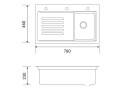Chậu rửa bát Henry HR-C7846IH Grey