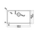 Chậu rửa bát Hafele HS24-SSN1S-760 567.24.407