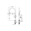 Vòi rửa bát nóng lạnh Hafele HT24-SH1F527570.85.451 Titan