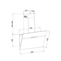 Máy hút mùi áp tường GrandX GX H90S86G
