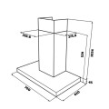 Máy hút mùi áp tường GrandX GX H70C69G