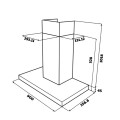Máy hút mùi áp tường GrandX GX H90C68B