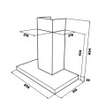 Máy hút mùi áp tường GrandX GX H90T78B