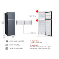 Tủ lạnh 2 cánh Inverter 283 lít Aqua AQR-T299FA(SL)