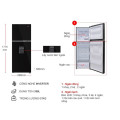 Tủ lạnh 2 cánh Inverter 358 Lít Aqua AQR-T410FA(WGB)