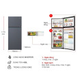Tủ lạnh 2 cánh Inverter 455 lít Aqua AQR-T518FA(SL)