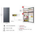 Tủ lạnh 2 cánh Inverter 455 lít Aqua AQR-TA518FA(SL)