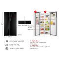 Tủ lạnh 2 cánh side by side Inverter 602 lít Aqua AQR-IG696FS(GB)