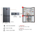 Tủ lạnh 4 cánh Multi Doors Inverter 469 lít Aqua AQR-M536XA(SL)