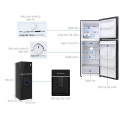 Tủ lạnh 2 cánh ngăn đá trên Inverter 328 lít Aqua AQR-T380FA(WGB)