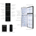 Tủ lạnh 2 cánh ngăn đá trên Inverter 347 lít Aqua AQR-T389FA(WGB)