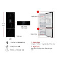 Tủ lạnh 2 cánh ngăn đá dưới Inverter 320 lít Aqua AQR-B380MA(WGP)U1