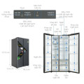 Tủ lạnh 2 cánh Side By Side Inverter 646 lít Aqua AQR-S682XA(SLB)