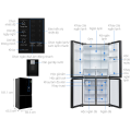 Tủ lạnh 4 cánh Multi Door Inverter 469 lít Aqua AQR-M536XA(WGB)