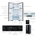 Tủ lạnh Hitachi Inverter 540 lít R-FW690PGV7 GBK