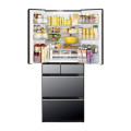 Tủ lạnh 6 cánh Multi Door Inverter 617 lít Hitachi R-HW620RV X