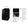Máy giặt Samsung Inverter 14 kg WA14CG5886BVSV cửa trên