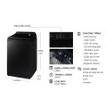 Máy giặt Samsung Inverter 12 kg WA12CG5886BVSV cửa trên