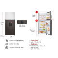 Tủ lạnh 2 cánh Bespoke Inverter 406 lít Samsung RT42CB6784C3SV