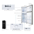Tủ lạnh Samsung Inverter 236 lít RT22M4032BU/SV