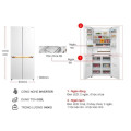  Tủ Lạnh 4 cánh Multi doors Inverter 535 Lít Toshiba GR-RF695WI-PGV(67)