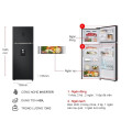Tủ lạnh 2 cánh Inverter 459 lít LG LTD46BLMA