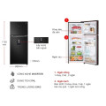 Tủ lạnh 2 cánh Inverter 374 lít LG GN-D372BLA