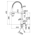 Vòi rửa bát Nobinox LEVANTE NB306B