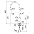 Vòi rửa bát Nobinox MOVE NB133S