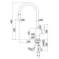 Vòi rửa bát Nobinox RING NB130LTB