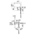 Vòi rửa bát Nobinox TABLE NB242