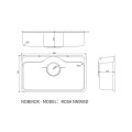 Chậu rửa bát Nobinox ROSA NN995D