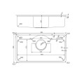 Chậu rửa bát Nobinox ROSA NN995D