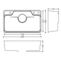 Chậu rửa bát Nobinox LIKEN NL792D