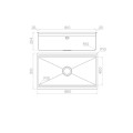 Chậu rửa bát Nobinox TITANIUM NA885U