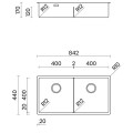 Chậu rửa bát Nobinox ICON NT642U