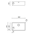 Chậu rửa bát Nobinox DURIX NT624