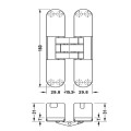 Bản Lề Cửa Âm Hafele 927.91.634 
