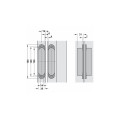 Bản lề âm mạ chrome mờ,dt=40mm HÄFELE 927.91.834