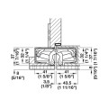 BẢN LỀ ÂM TE540 3D A8, SSS Hafele 924.17.325