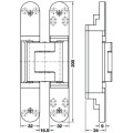 BẢN LỀ ÂM TE540 3D, SC Hafele 924.17.223